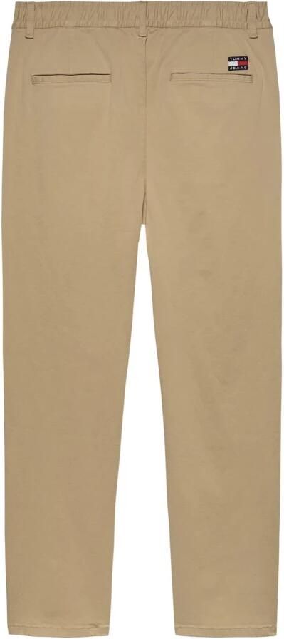 Tommy Jeans Beige Chino Broek met Elastische Taille Brown Heren - Foto 2