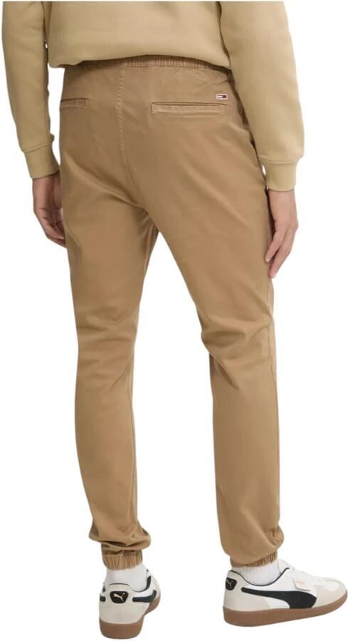 Tommy Jeans Beige Katoenen Broek Rits Knoop Beige Heren - Foto 2