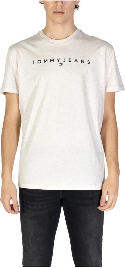 Tommy Jeans Beige Katoenen Gerecycled T-Shirt Lente Zomer Beige Heren - Foto 3