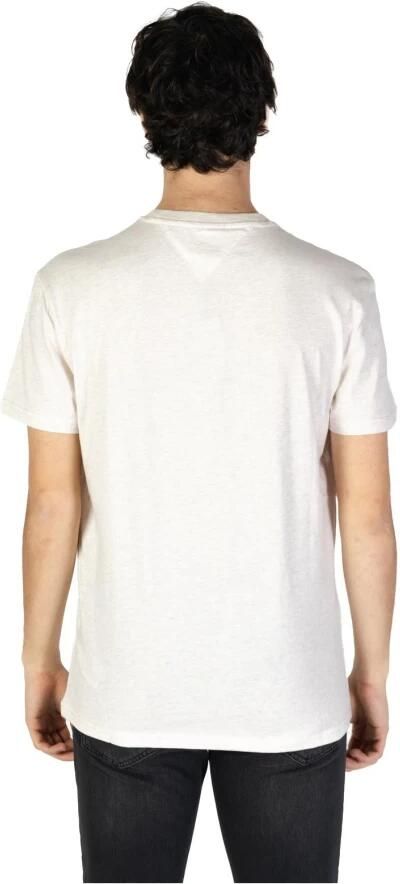 Tommy Jeans Beige Katoenen Gerecycled T-Shirt Lente Zomer Beige Heren - Foto 2