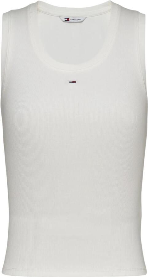Tommy Hilfiger Essential Ribbed Flag Embroidery Slim Tanktop Dames - Foto 17