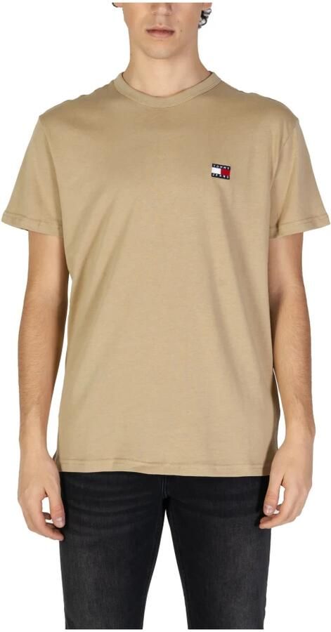 Tommy Jeans Beige Katoenen Gerecycled T-Shirt Lente Zomer Beige Heren - Foto 3