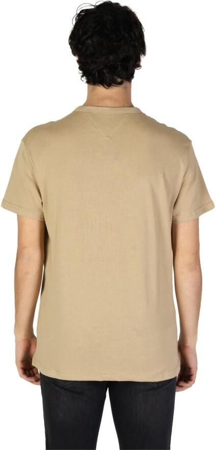 Tommy Jeans Beige Katoenen Gerecycled T-Shirt Lente Zomer Beige Heren - Foto 2