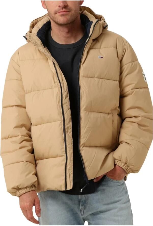 Tommy Jeans Beige Puffer Jas Essential Stijl Beige Heren - Foto 3