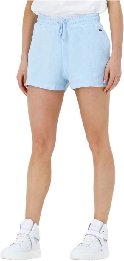 Tommy Jeans Beige Sweat Short Damesbroek Blue Dames - Foto 3