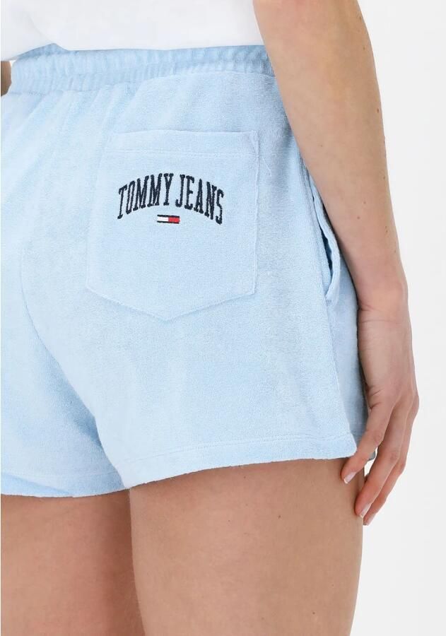 Tommy Jeans Beige Sweat Short Damesbroek Blue Dames