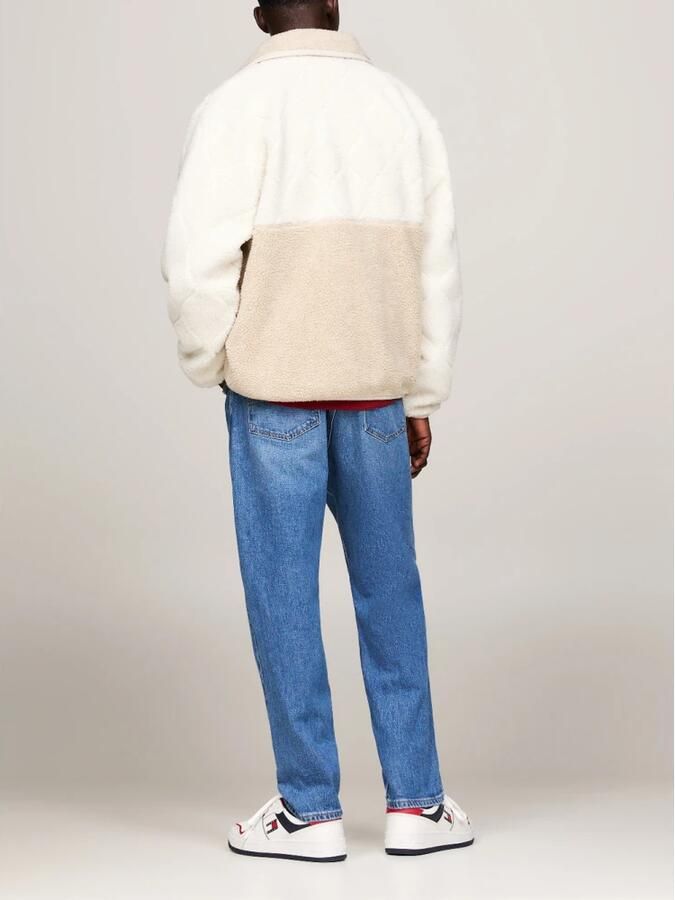 Tommy Jeans Sherpa jacket met structuurmotief model 'ESSENTIAL' - Foto 2