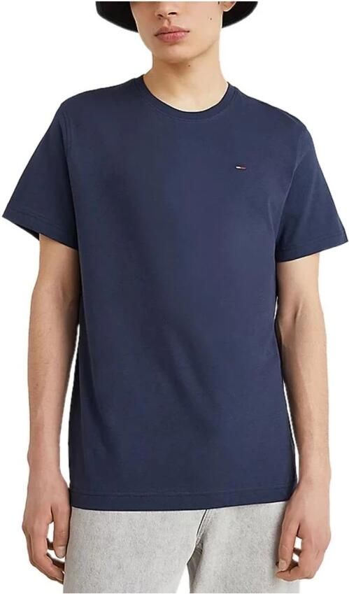 TOMMY JEANS T-shirt TJM ORIGINAL JERSEY V NECK TEE met v-hals en subtiele logo-vlag - Foto 13