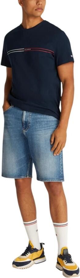 TOMMY JEANS Shirt met korte mouwen TJM SLIM ENTRY GRAPHIC TEE EXT