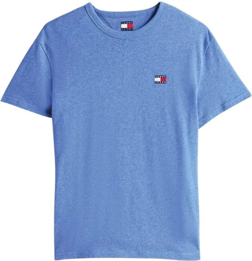 Tommy Jeans Blauw Regular Fit Katoenen T-shirt Blue Heren