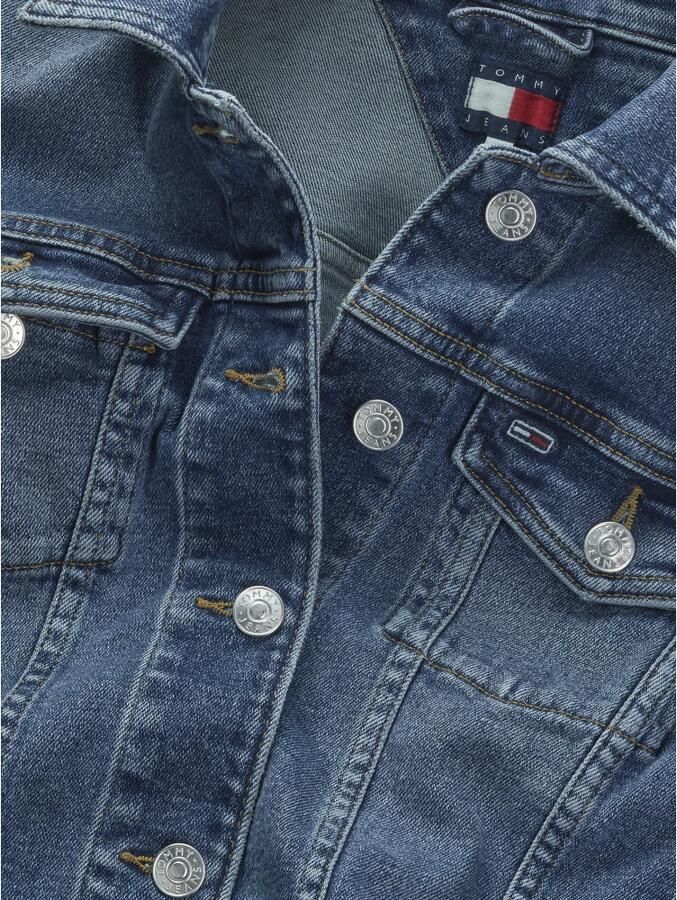 TOMMY JEANS jack VIVIANNE SKN JACKET AI1232 met typische trucker-details
