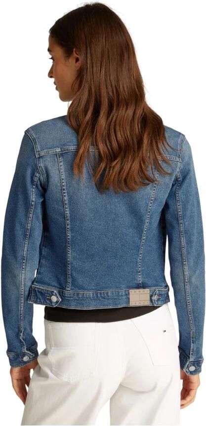 TOMMY JEANS jack VIVIANNE SKN JACKET AI1232 met typische trucker-details - Foto 3