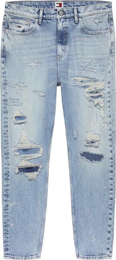 Tommy Jeans Blauwe Distressed Relaxed Fit Jeans Blue Heren - Foto 3