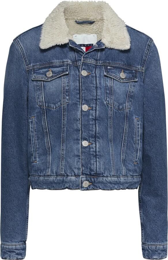 TOMMY JEANS Jassen Teddy Trucker Jacket Blauw - Foto 3