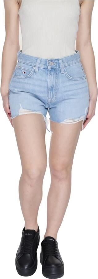 TOMMY JEANS Short HOT PANT BH0015 met heavy destroyed effecten aan de zoom - Foto 8