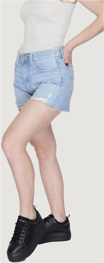 TOMMY JEANS Short HOT PANT BH0015 met heavy destroyed effecten aan de zoom - Foto 6
