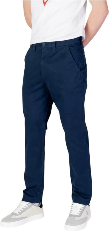 Tommy Jeans Slim Pants Lente Zomer Collectie Katoenmix Blue Heren - Foto 2