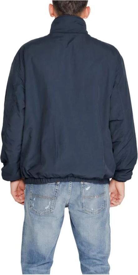 Tommy Jeans Blauwe Polyesterjas Heren Herfst Winter Collectie Blue Heren - Foto 8