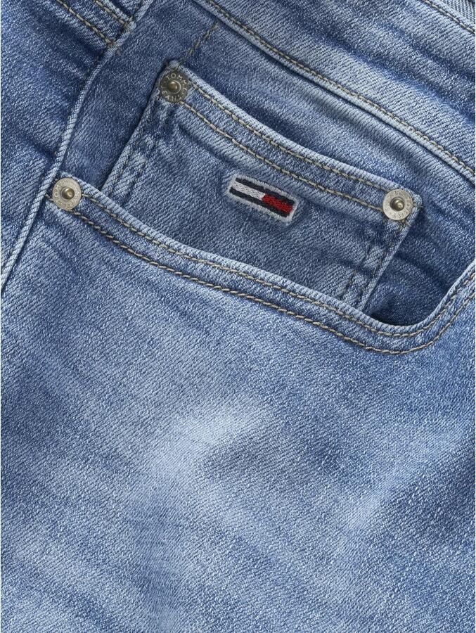 Tommy Jeans Blauwe Skinny Jeans met Ritssluiting Blue Heren