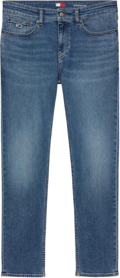 TOMMY JEANS Straight jeans SCANTON SLIM Met merkenlabel van leer achter - Foto 13