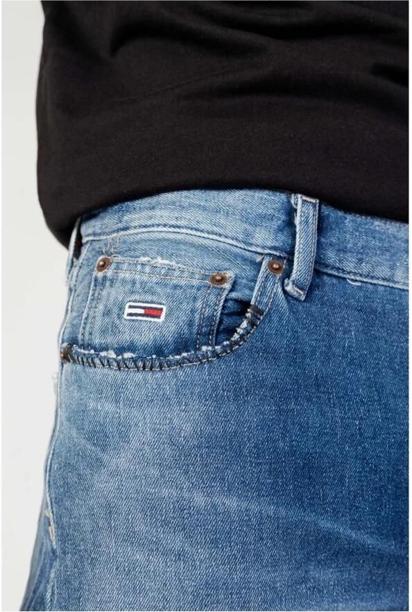 Tommy Jeans Heren Blauwe Jeans Ritssluiting en Knoopsluiting Blue Heren - Foto 2