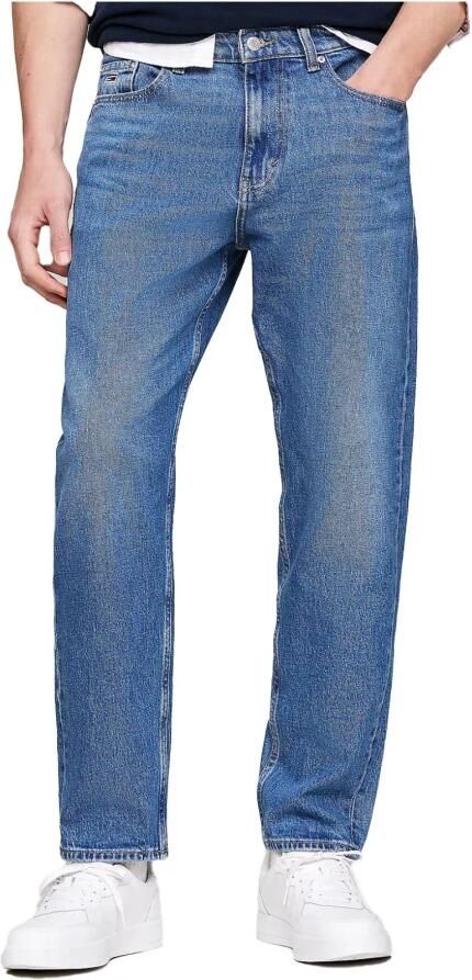 Tommy Jeans Casual taps toelopende spijkerbroek gewassen Blue Heren - Foto 4