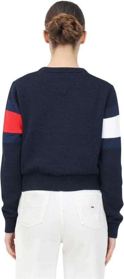 Tommy Jeans Curve Gebreide trui TJW CENTER FLAG SWEATER EXT - Foto 3