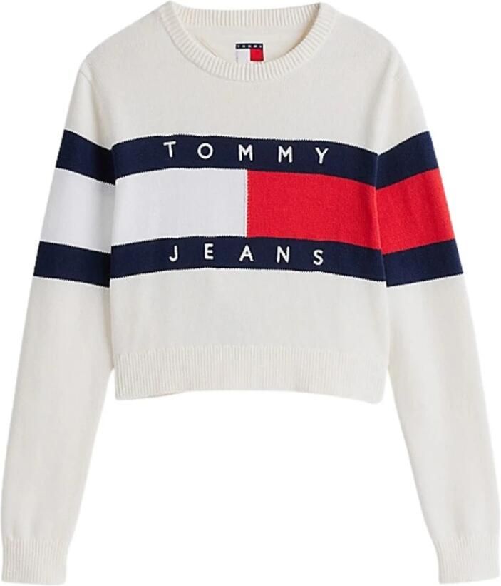 Tommy Jeans Geregenereerd katoenen dames sweatshirt lente zomer collectie Multicolor Dames
