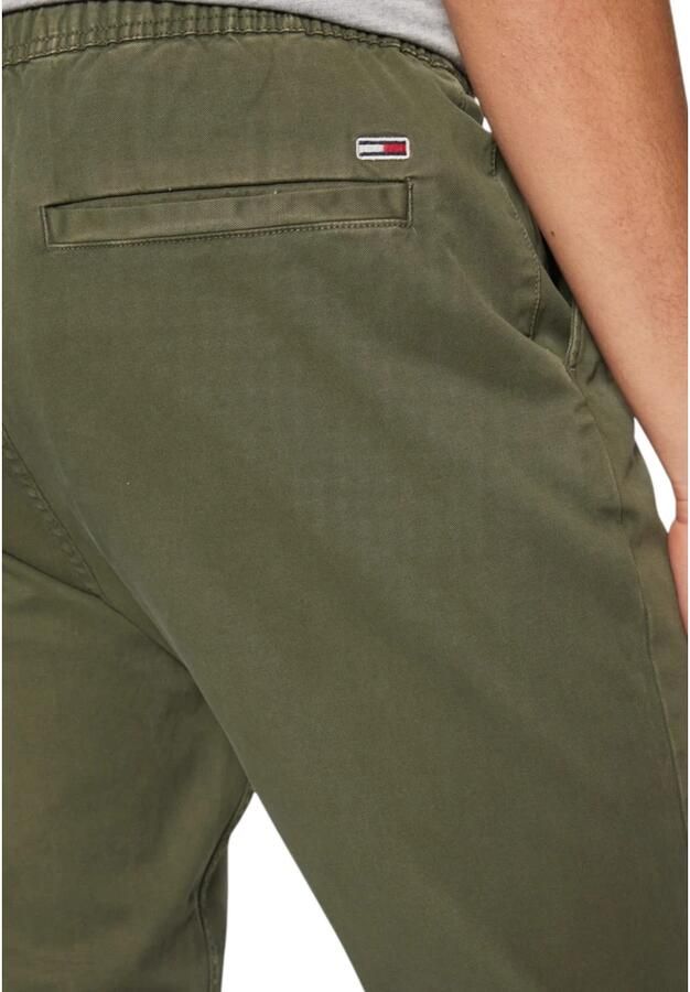 Tommy Jeans Comfortabele Herenbroek Lente Zomer Collectie Green Heren