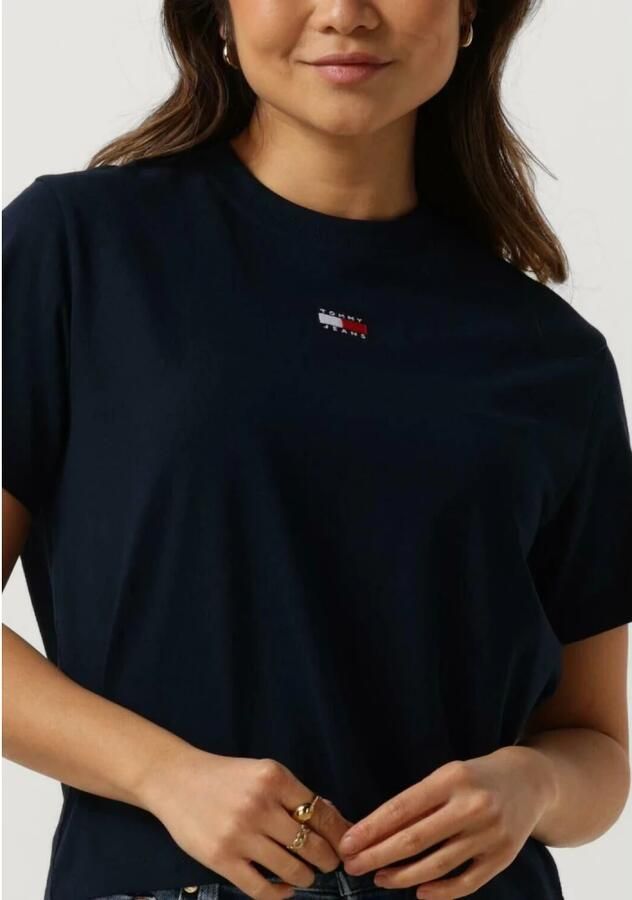 TOMMY JEANS Dames Tops & T-shirts Tjw Bxy Badge Tee Donkerblauw