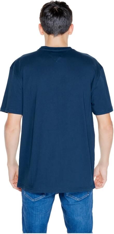 Tommy Hilfiger Blauw Print Ronde Hals T-shirt Mannen Blue Heren - Foto 2