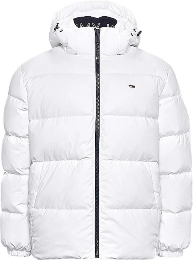 Tommy Hilfiger Korte donsjas met afneembare capuchon White Heren - Foto 4