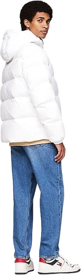 Tommy Hilfiger Korte donsjas met afneembare capuchon White Heren - Foto 3