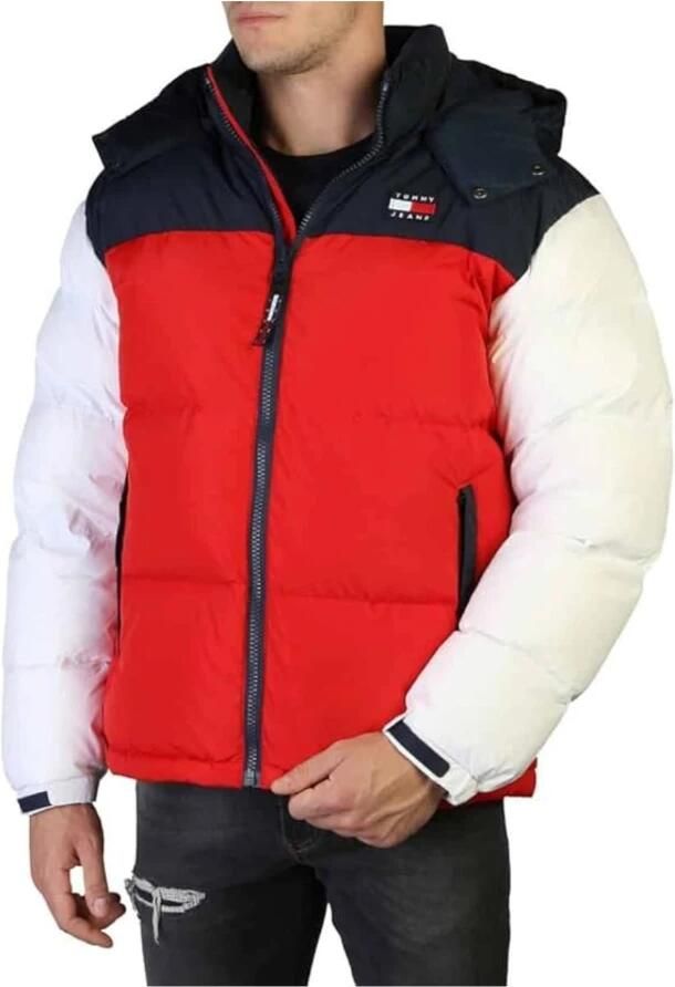 Tommy Jeans Donsjack in colour-blocking-design model 'ALASKA'