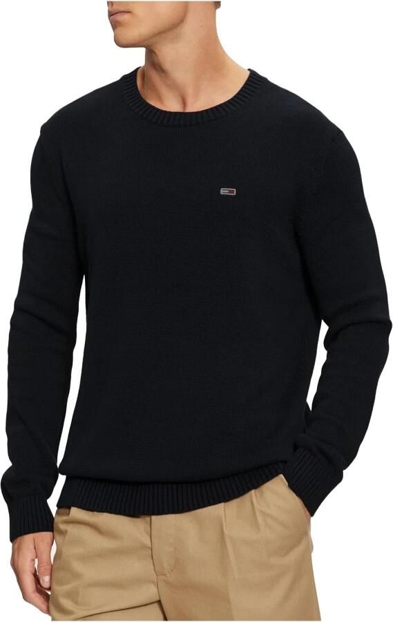 TOMMY JEANS Gebreide trui TJM SLIM ESSNTLS C-NECK SWEATER