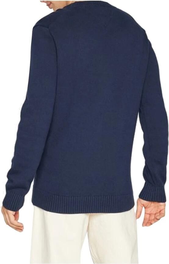 Tommy Hilfiger Blauwe Katoenen Gebreide Kleding Lente Zomer Mannen Blue Heren