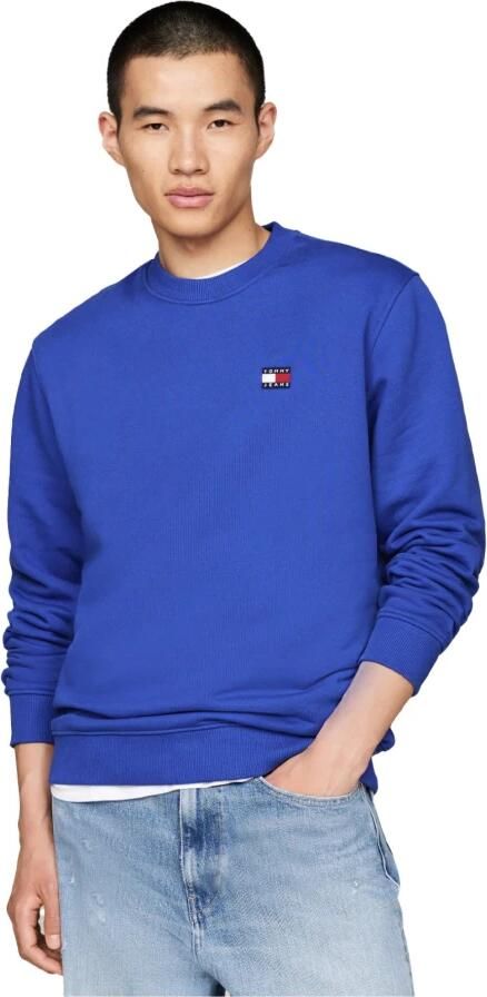 Tommy Jeans Geborduurde logo sweatshirt in blauw Blue Heren - Foto 3