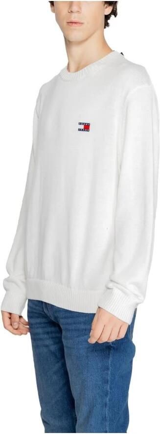 Tommy Hilfiger Witte Bedrukte Gebreide Trui Heren White Heren - Foto 4