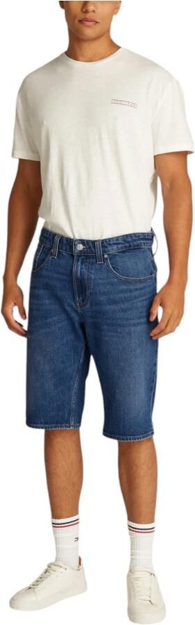 Tommy Jeans Geregenereerde Katoenen Bermuda Shorts Blue Heren - Foto 11