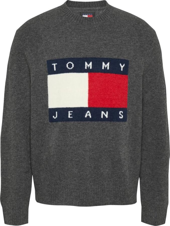 Tommy Jeans Regular fit gebreide pullover met labelstitching - Foto 3