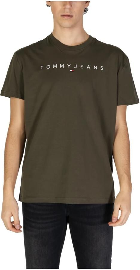 Tommy Jeans Groen Katoenen T-shirt Lente Zomer Collectie Green Heren - Foto 3