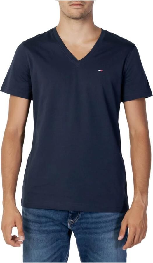 TOMMY JEANS T-shirt TJM ORIGINAL JERSEY V NECK TEE met v-hals en subtiele logo-vlag - Foto 12