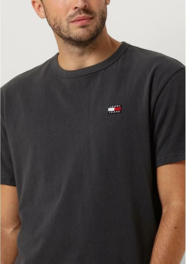 TOMMY JEANS Heren Polo's & T-shirts Tjm Classic Waffle Tee Grijs