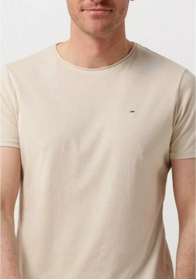 TOMMY JEANS Heren Polo's & T-shirts Tjm Slim Jaspe C Neck Beige - Foto 2