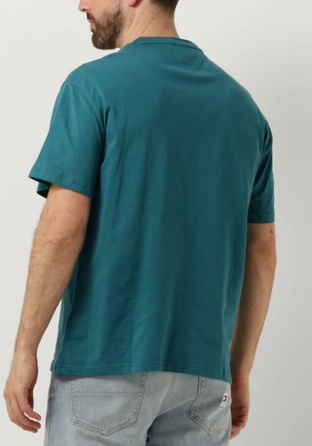 Tommy Jeans Heren Polo & T-shirts Reg Popcolor Varsity Tee Green Heren - Foto 2