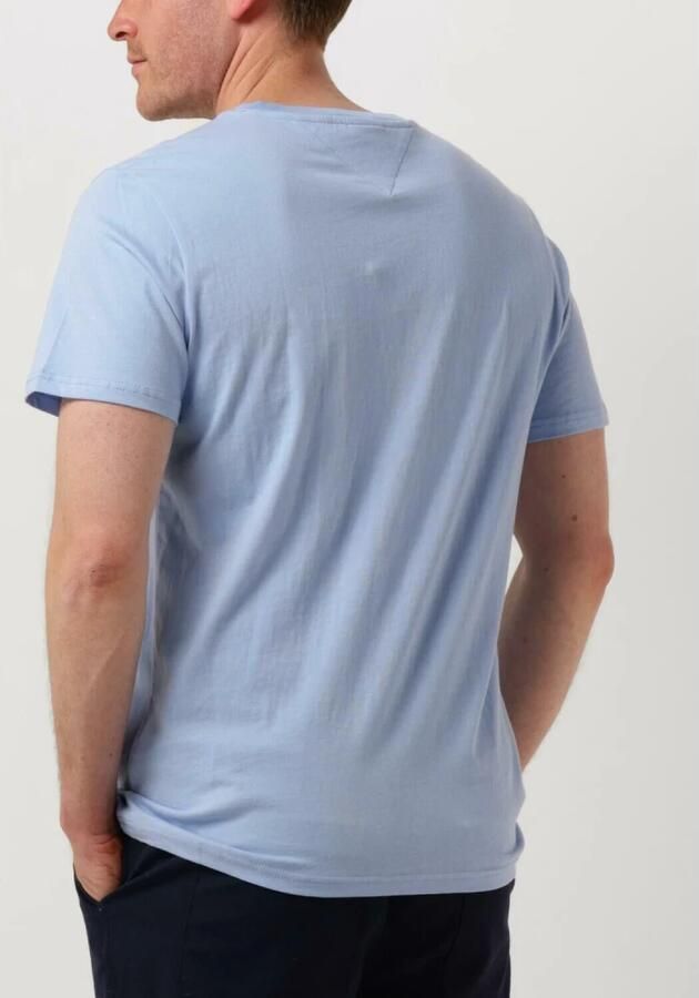 TOMMY JEANS Heren Polo's & T-shirts Tjm Slim Essential Flag Tee Lichtblauw - Foto 2