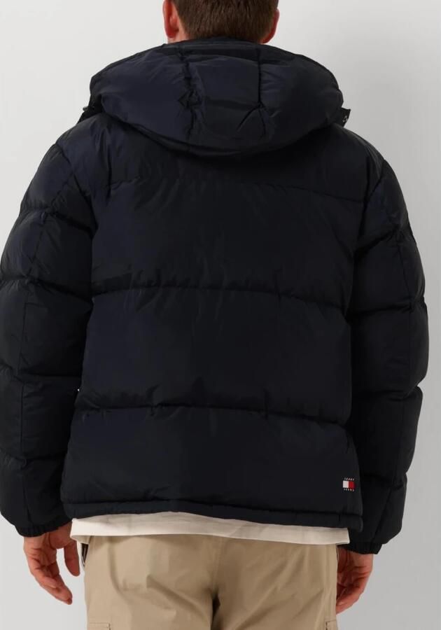 Tommy Hilfiger Blauwe Hooded Ritsjas voor Mannen Blue Heren