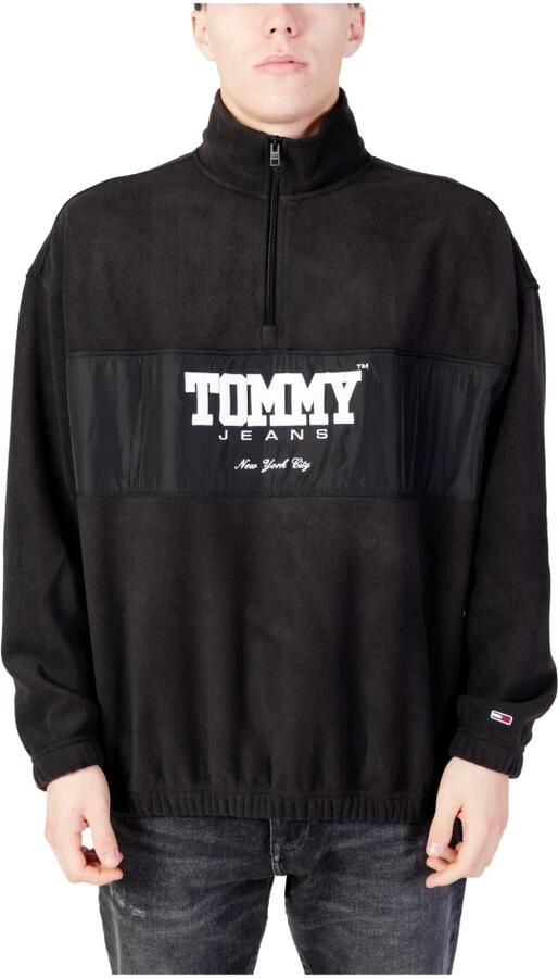 Tommy Hilfiger Sweater Fleece sweatshirt met halve rits model DM0DM10604 - Foto 5