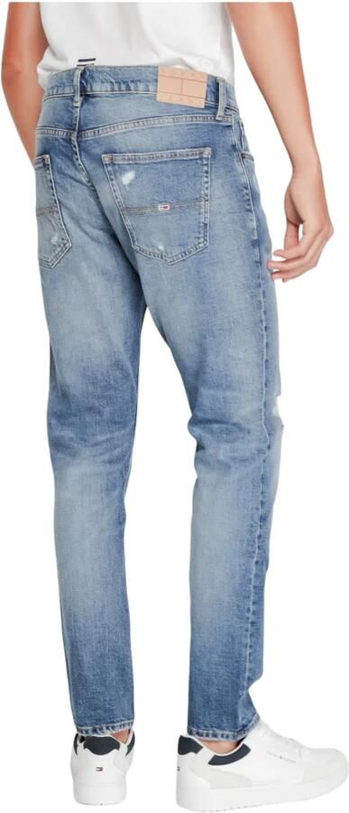 Tommy Hilfiger Blauwe Rits Knoop Jeans Herfst Winter Blue Heren - Foto 4