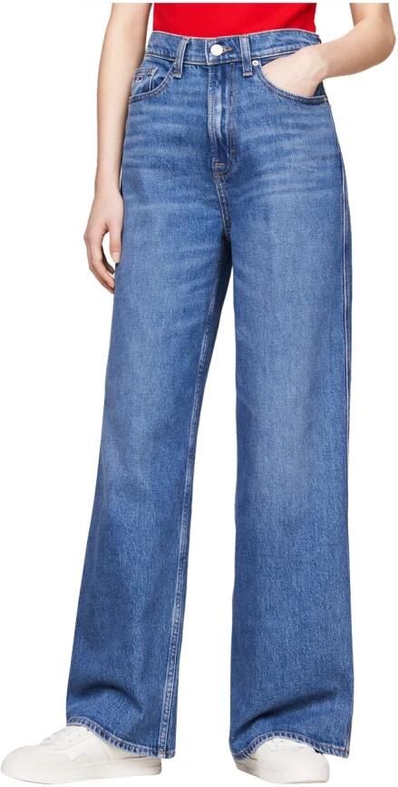 Tommy Jeans High waist wide leg jeans in 5-pocketmodel model 'CLAIRE' - Foto 3